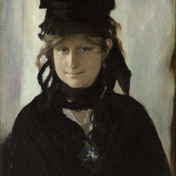 Berthe Morisot with a different face swapped into it