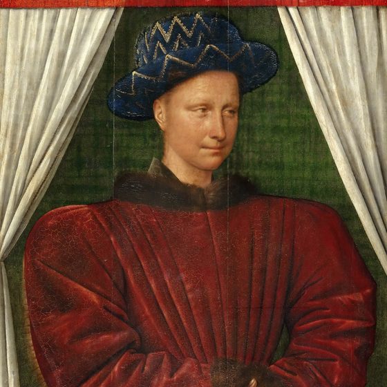 Charles VII with a different face swapped into it