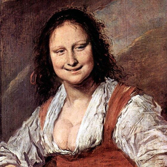 La Bohémienne with a different face swapped into it