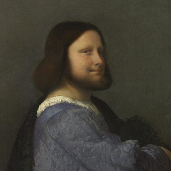 Man with a Quilted Sleeve with a different face swapped into it