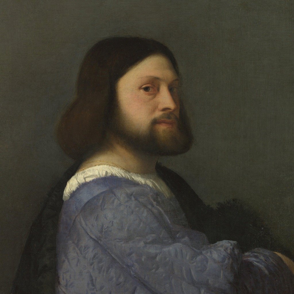 Man with a Quilted Sleeve