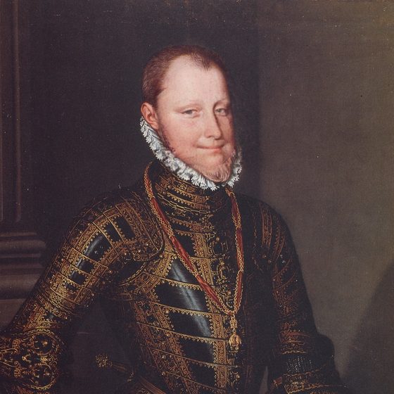 Philip II with a different face swapped into it