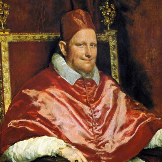 Pope Innocent X with a different face swapped into it