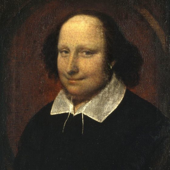 Shakespeare with a different face swapped into it