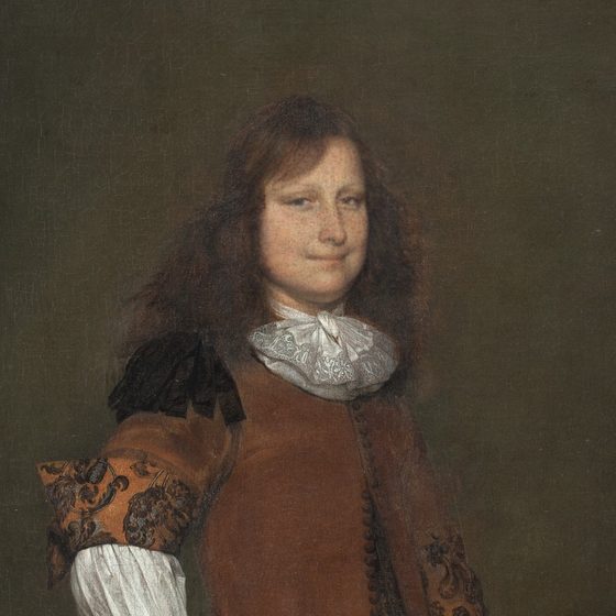 Ter Borch: Portrait of a Man with a different face swapped into it