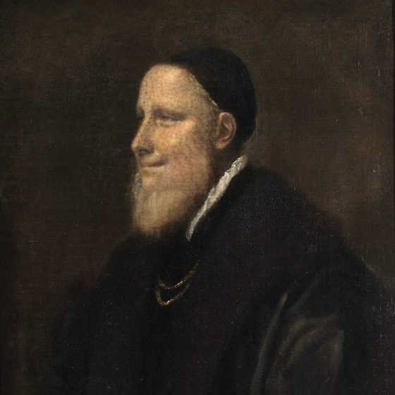 Titian with a different face swapped into it